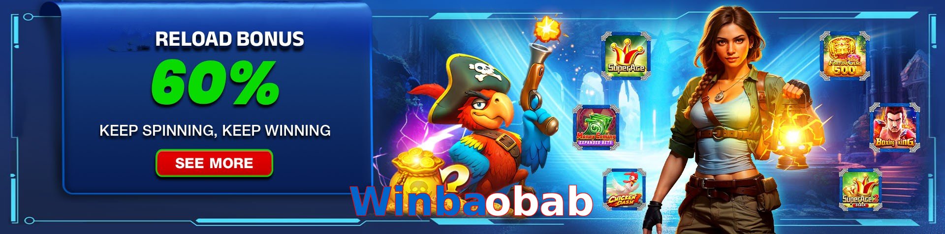 ☘️ High-RTP slots + Free Spins! Winbaobab